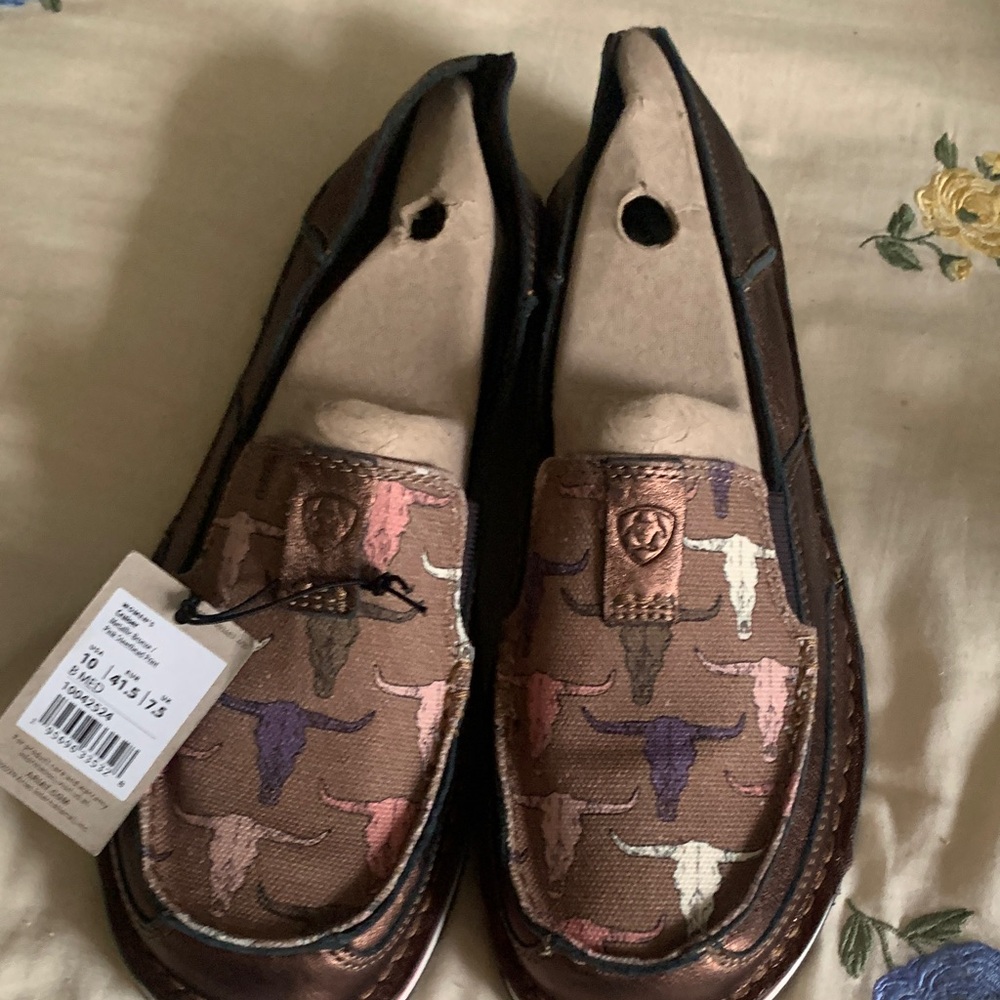 Ariat Black Slip-On Shoes with Engineered Tread